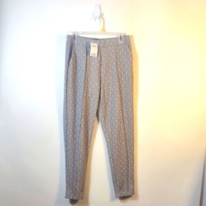 Next Women's Pull On Skinny Pants Size 12 Geometric Patterned Pants New with tag